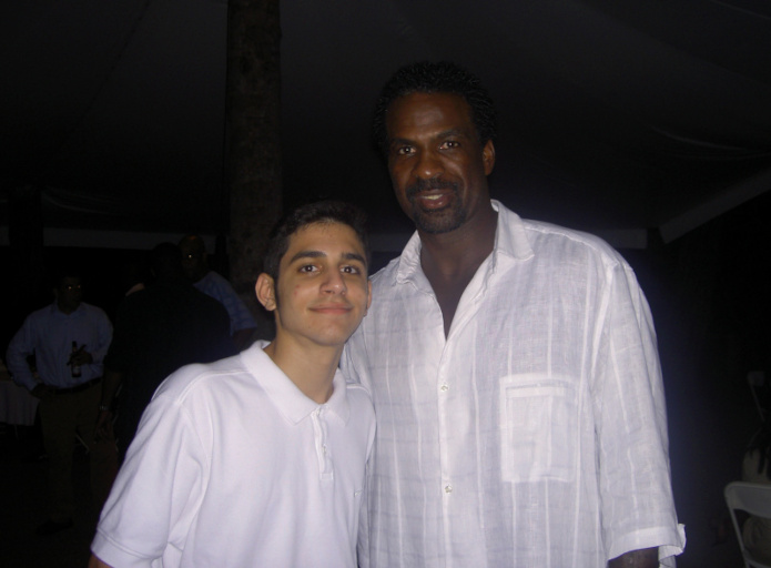 Garrett Boorojian with famous person