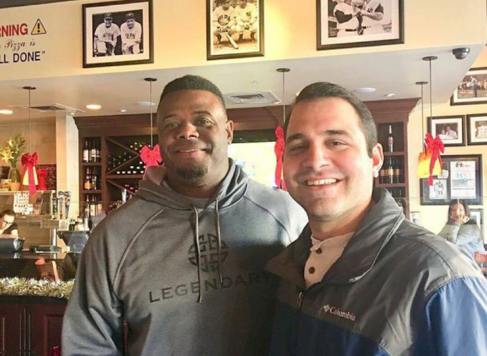 Ken Griffy Jr. with Garrett Boorojian