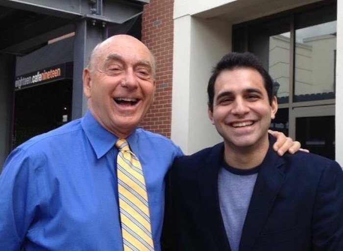 Garrett Boorojian with Dick Vitale