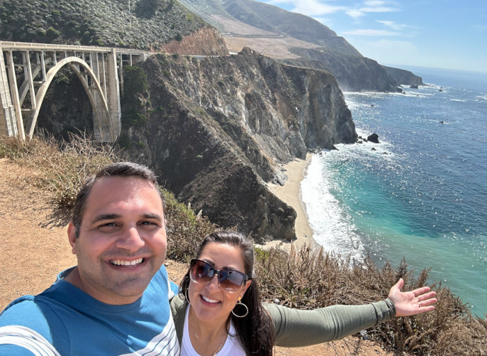 garrett and wife in Ca